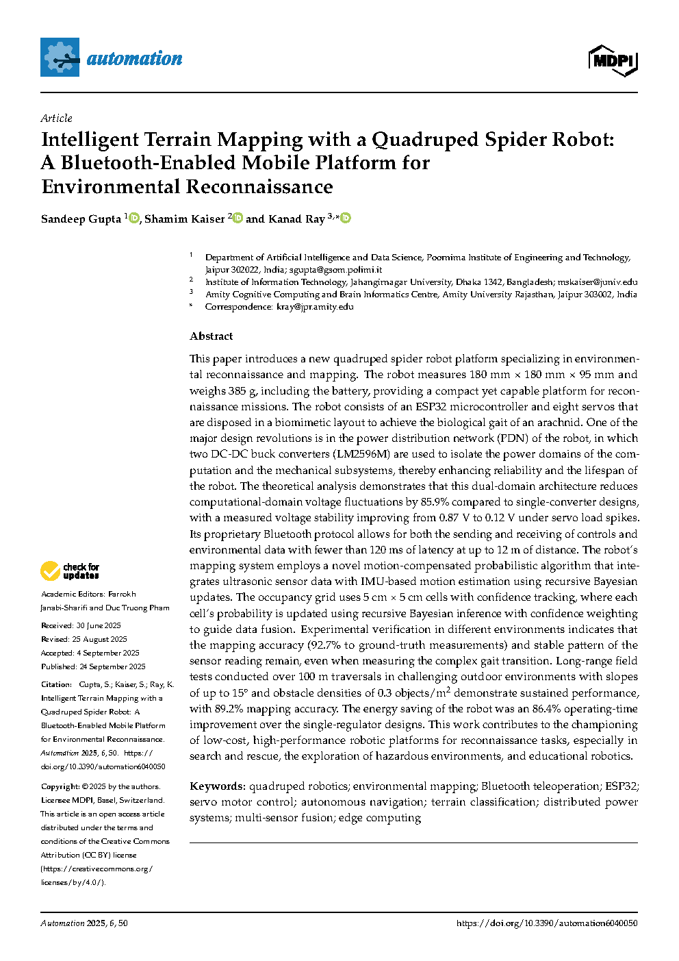 Terrain Mapping Paper